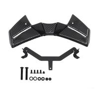 Kit d'aileron avant - Pour - Pour MT-09 2024-2025, ABS Down- Force Winglet - Pour modèles MT-09 SP et Y-AMT, impression par transfert à l'eau noire, améliore la haute vitesse (fibre de carbone)