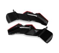 Kit D'ailes Aérodynamiques Moto, Becquet Vent Latéral, Carénage Inférieur, Aile Pour ZX-6R Pour ZX636R(Glossy Black)