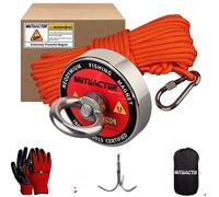 Kit d'aimants de rappel, force de traction de 400 lb, corde résistante, griffe de corde de 400 livres, pullforce verticale