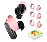 Kit d'ajustement d'écouteurs 3 Paires compatibles avec Les écouteurs Bose QuietComfort Ultra/Bose QuietComfort II, Housse de Remplacement en Silicone pour écouteurs Boss, 3 Tailles (Rose)