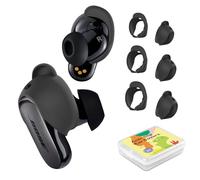 Kit d'ajustement d'écouteurs 3 Paires compatibles avec Les écouteurs Bose QuietComfort Ultra/Bose QuietComfort II, Housse de Remplacement en Silicone pour écouteurs Boss, 3 Tailles (Noir)