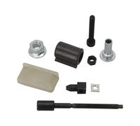 Kit d'ajusteur de barre de chaîne pour tronçonneuses Husqvarna 394/395/394XP/395XP avec ajusteur de chaîne, écrous, bandes, rouleau, construction en acier, pièce de rechange