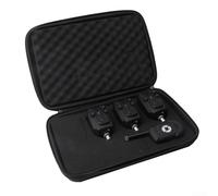 Kit d'alarme numérique sans fil pour pêche à la carpe - Sensibilité réglable - Volume sonore - Alertes LED - Pour pêche à la ligne côtière (1 + 3 alarmes)