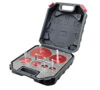 Kit d'alésoir de tuyau,Kit de tuyaux en PVC 6 pièces d'économie s'adapte aux perceuses standard 1/2 pouces,Outil de sauvegarde