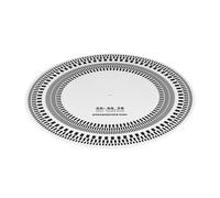 Kit d'alignement de cellule vinyle, stabilisateur de disque anti-larsen avec niveau à bulle et motif stroboscopique, outil universel de calibration