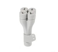 Kit d'alimentation de filament 4 en 1 pour imprimante X1 P1 - 4 compartiments pour impression - Changement rapide de fil - Pour Tuozhu X1/P1 - Quatre entrées - Splitter de filament pour impression