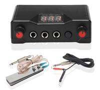 Kit D'alimentation De Tatouage À Écran Lcd Numérique,Mode Touristes,Source D'alimentation,Pince À Pédale,Alimentation Pour Machine À Tatouer À Distance Et À Bobine - Type Power Kit B