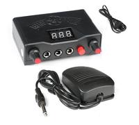 Kit D'alimentation De Tatouage Numérique Lcd,Mode Touristes,Câble À Pince De Pédale D'alimentation Pour Odorà Tatouer Lointain Et À Bobine,Kit D'accessoires De Tatouage