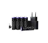 Kit d'alimentation LOQED - Bloc d'alimentation avec batteries rechargeables pour serrure connectée LOQED Touch