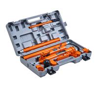 Kit d'Alimentation Portable-Duoku-12 Tonnes-Cric Hydraulique avec Tuyau d'Huile de 55 pouces-Kit de Réparation de Châssis