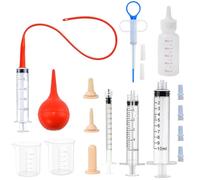 Kit d'alimentation pour biberon pour chaton nouveau-né, biberon, en silicone, tube d'alimentation 8 FR, pilulier pour animaux de compagnie, ampoule aspirateur, fournitures d'alimentation pour