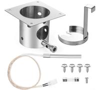 Kit d'allumage à granulés 200 W pour démarrage rapide du gril (230 V) | Acier soudé fendu, haute résistance aux températures, construction, performance durable, design robuste