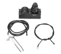 Kit d'allumage avec bouton poussoir et 2 sorties et fil de terre pour cheminée à gaz, barbecue, cuisinière