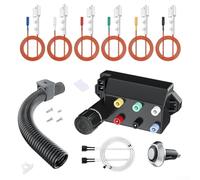 Kit d'allumage de gril pour Weber pour genesis II série 610 2017 et plus récents composants en céramique 6 sorties compatibles avec barbecue à gaz E610 partie 66356 Easy