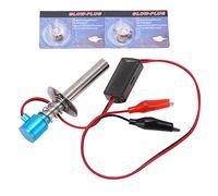 Kit d'allumage de voiture RC 6-12 V avec joint de bougie de préchauffage chaud N4, allumeur de bougie de préchauffage électronique pour moteur au méthanol, outils d'allumage de (Bleue)