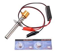 Kit d'allumage de voiture RC 6-12 V avec joint de bougie de préchauffage chaud N4, allumeur de bougie de préchauffage électronique pour moteur au méthanol, outils d'allumage de (Or)