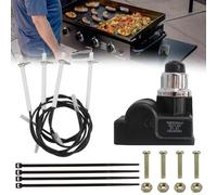 Kit d'allumage électrique, kit d'allumage de gril, bouton poussoir, batterie électronique, allumeur de barbecue de rechange pour plaque chauffante Blackstone de 91,4 cm