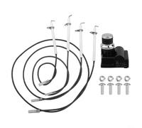 Kit d'allumage électronique à 4 prises pour barbecue à gaz - Allumage de rechange avec 4 électrodes en céramique, compatible avec les barbecues Blackst 91,4 cm, construction résistante à la chaleur