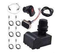 Kit d'allumage électronique de rechange pour barbecue Charbroil avec 2, 3, 4, 5 prises pour brûleurs principaux et latéraux, Plug Play, compatible avec les modèles de barbecue à gaz (4 têtes)