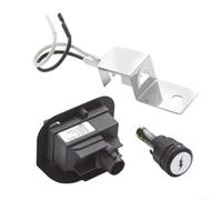 Kit d'allumage électronique pour barbecue Weber 1 bouton d'allumage, 1 allumeur électronique à 2 prises, 1 électrode en céramique et fil