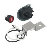 Kit d'allumage piézoélectrique pour barbecue avec bouton poussoir pour barbecue Weber Q Grills Q100 Q120 Q200 Q220, compatible avec pièce 80462