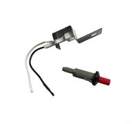 Kit d'allumage pour barbecue avec allumage piézoélectrique, démarreur d'allumage de rechange pour barbecue à gaz extérieur, construction en plastique et fer, installation facile pour un éclairage