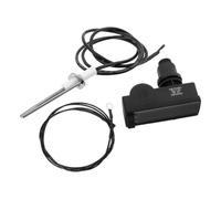 Kit D'allume-barbecue avec Électrode Haute Sensibilité et Interrupteur | Structure Résistante au Vent, Accessoires Inclus Fils de Terre et Câbles D'allumage, Performance Stable Rapide