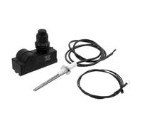 Kit D'allume-grill avec Électrode Haute Sensibilité et Bouton Poussoir | Structure Résistante au Vent, Performance Stable, Câble de Terre Inclus, Plastique PP Noir, Usage en Camping et Jardin