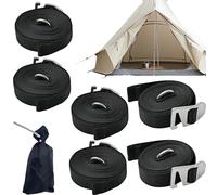 Kit d'amarrage pour auvent de camping-car,Lot de 6 Fixations Robustes Réglables - Fixations pour auvent | Pour Tente Kayak Canopée Bateau Fenêtre Lit Camping Extérieur Camion