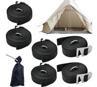 Kit d'amarrage pour auvent de camping-car | Lot de 6 Fixations Robustes Réglables - Pièces d'auvent Sunsetter | pour Camion, Kayak, Tente, Barnum, Bateau, Fenêtre, Lit, Camping Extérieur