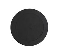 Kit d'améliorateurs d'anneaux d'isolation en mousse noir de 16,5 cm pour porte basse de voiture, insonorisation, tampon en coton
