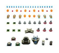 Kit d'amélioration Compatible avec Nemesis™: Retaliation - 65 pièces 3D, jetons, Miniatures et éléments de décor pour Jeu de société