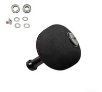Kit d'amélioration de bouton de moulinet pour moulinets BULL's Eye 5080 9100 9120 5050 avec deux choix de matériaux et matériel complet (EVA noir)