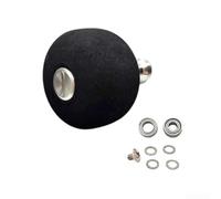 Kit d'amélioration de bouton de moulinet pour moulinets BULL's Eye 5080 9100 9120 5050 avec deux choix de matériaux et matériel complet (EVA argent)