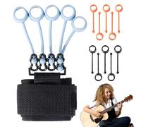 Kit d'amélioration de la prise - Entraîneur manuel pour les doigts, les mains, les -bras - Outil d'entraînement de résistance des doigts, renforcement des muscles, instrument d'exercice P.