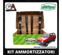 Kit D'Amortisseurs Avant Arrière Avec Tampons Fiat Panda 1980 - 2003