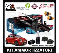 Kit D'Amortisseurs Avant Arrière Complet Tampons Supports Fiat 500