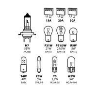Kit d'ampoules H7 8 ampoules + 3 halogènes 12V fusibles homologués en Europe