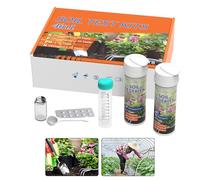 Kit d'Analyse de Sol pour Jardin - Testeur de Sol 4 en 1 pour Gazon,Analyseur De Nutriments Outil De Jardinage pour Fermes Paysages Ornementaux Vignes Cours en Pot Jardins