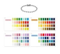 Kit d'analyse des couleurs 4 saisons courte référence acrylique Vibrant