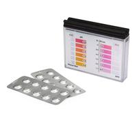 Steinbach Kit d'analyse pH et chlore pour la piscine 079000 – 2x10 pastilles