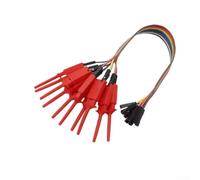 Kit d'analyseur logique rétractable de 20 cm pour des tests et une connexion fiables (rouge)