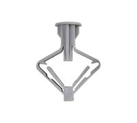 Kit d'ancrage pour cloison sèche avec vis auto-perceuses pour mur percé spécial nylon plastique plâtre (papillon 100 pièces)