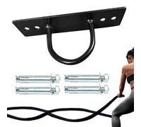 Kit D'ancrage Pour Cordes De Battaille | Support Murale ou Plafond pour Corde | Crochet Robust pour Garage Salle de Sport Extérieur Maison Appartement Yoga