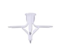 Kit d'ancrages for cloisons sèches, 50/100 pièces, avec vis autoperceuses, for cloisons sèches, spécialement conçu for les plaques de plâtre, nylon et plastique.(White Aircraft100pcs)