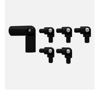 Kit d'angle pour garde-corps noir profond, KORDO