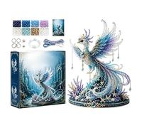 Kit d'animaux en perles 3D - Décoration 3D faite à la main en forme d'animaux marins pour adultes, pour la fabrication de boucles d'oreilles, de bijoux, les loisirs créatifs, le développement des