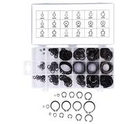 Kit D'Anneaux élastiques, Kit D'assortiment D'Anneaux élastiques pour Anneaux de Retenue Externes 300 Pièces, Ensemble D'Anneaux de Retenue pour Circlips, Anneaux de Retenue