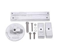 Kit d'anode en aluminium 818298A 826134A, cale d'anode en aluminium pour barre hors-bord, languette plate antirouille pour hors-bord Verado Optimax, kit complet de remplacement