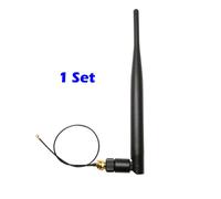 Kit d'antenne 433MHz 5dbi omnidirectionnelle externe avec connecteur SMA + IPX U.FL câble RG1.13 de 20 cm pour Booster de Signal n?ud Lorawan - Type 1 Set